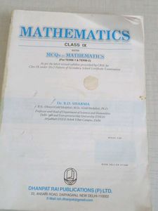 R.D. Sharma - Class IX Mathematics MCQ Book