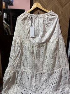 Schiffli Flared Skirt