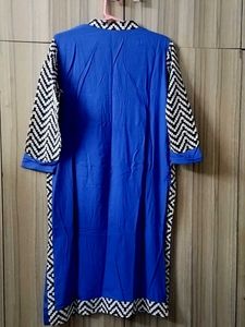 Blue Printed Kurti