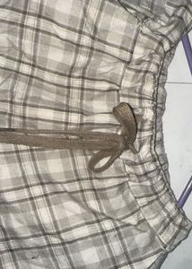 Checked Casual Pants