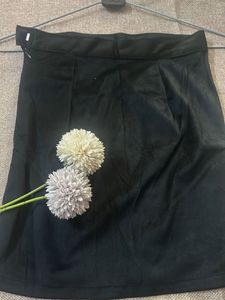 Black Velvet Skirt