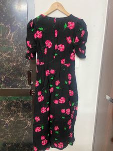 Floral Slit Dress
