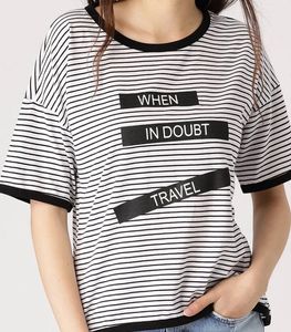 Striped Graphic Tee