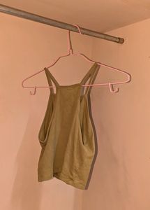H&amp;M olive green top