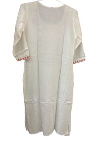 White Embroidered Kurta Set