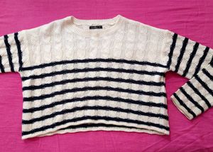 Striped Knit Sweater