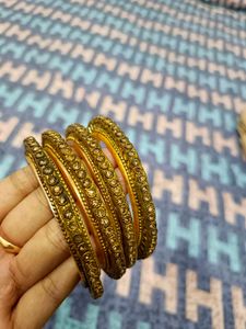 Golden Bangle kada 4 piece