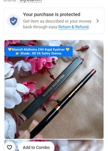 Manish Malhotra 2in1 Kajal &amp; Liner