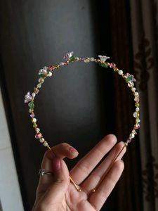 handmade Fairycore y2k Beaded tiara