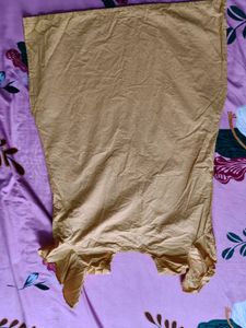 Yellow Plain Simple Kurti