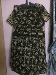 Black And Golden Indian Outfit
