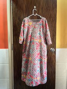 42 bust Floral Print Kurta for women