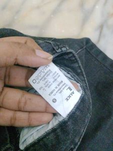 Ripped Gray Jeans