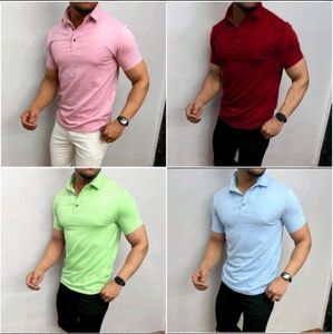 Basic Polo Collar Tshirt- Four Piece Combo