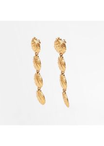 Brand New Zara Shell Dangler Earring From NYC