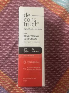 Deconstruct Brightening Sunscreen