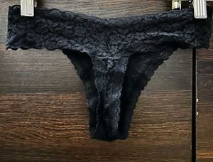 Black Lace Thong