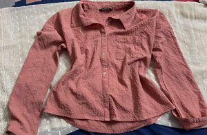 Zudio Peach Colour Shirt👚size M