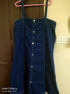 Denim Bodycon Midi Dress