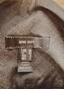 Mango High Waist Buttoned Pants