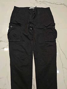 Stylish Black Pant Type Jeans