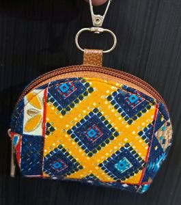 ◾ Ikkat Print Coin Pouch 👝