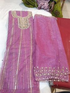 Embroidered Pink Salwar Kameez