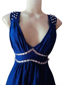 Blue Beaded Dress 👗👠😍