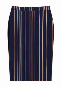 Striped Pencil Skirt