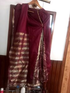 Silk Loungi N Dupatta