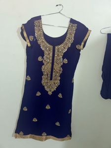 Navy Blue Salwar Kameez Suit