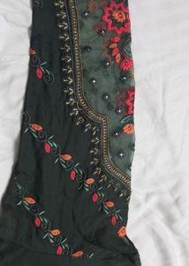 Elegant Embroidered Kurti with Dupatta