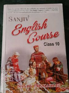 Sanjiv English Course Class 10 Textbook