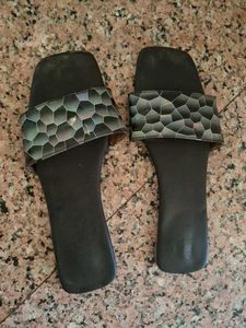 Black Flats In Size 41