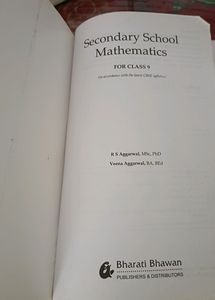 Maths Reference Book For Class 9th By RS Aggarwal