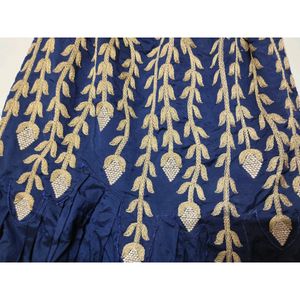 Radiant in Navy Our Off-Shoulder Pearl Bliss