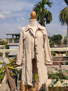 Elegant Korean Trench Coat