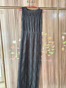Elegant Black Lace Dress