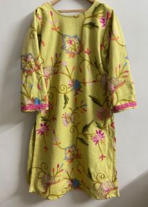 kashmiri Embroidered Kurta