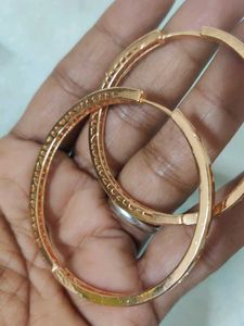 Rose Gold Hoop Earrings
