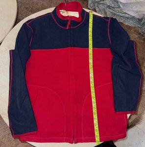 Red &amp; Navy Fleece Jacket
