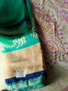 Wedding Saree With Blouse Piece
