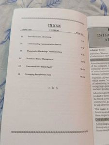 Advertising &amp; Brand Management Book