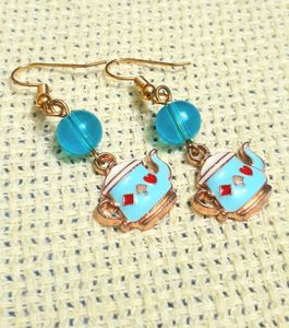 Evil Eye Flower Earrings