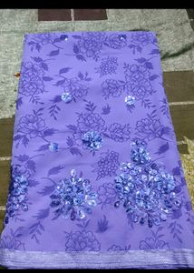 New Saree With Blouse Piece Attached