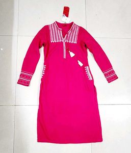 W Magical Magenta Winter Kurta