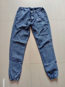 DENIM JOGGERS
