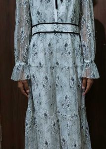 Floral Lace Maxi Dress