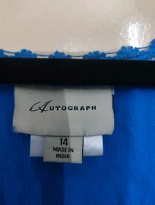 Blue Cover-Up Kaftan Style