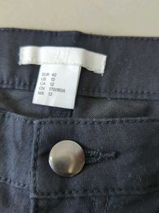 Black Denim High-Waisted Shorts